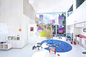 Modern Day Care Center Architectural Design Inspired From The Petal Of Marigold Flowers By Stein Halvorsen 50 Daycare Design Classroom Interior Daycare Decor