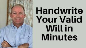 Check spelling or type a new query. How To Quickly Create A Valid Handwritten Will Youtube