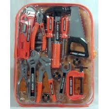 Black And Decker Toy Tool Bench Amazon Com Black Decker Junior 25 Piece Tool Set Toys Games Black Decker Tool Set Decker