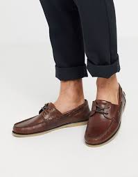 This is all part of our journey to reduce our carbon footprint 🌏. Asos Design Boat Shoes In Tan Leather With Gum Sole Asos