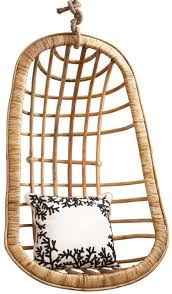 Amazon Com Two S Company Hanging Rattan Chair Furniture Decor