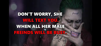 I used to listen to tapes of everybody from michael jackson and prince to earth, wind and fire. Thread By Gibreel01 What Is This Trend Of Posting Motivational Joker Quotes With Some Super