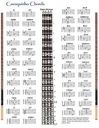 Amazon Com Cavaquinho Chords Chart Note Locator Small