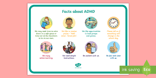 Peer support group for parents and patients should be offered to allow sharing of experiences and exchange of information. Facts About Adhd A4 Display Poster Teacher Made