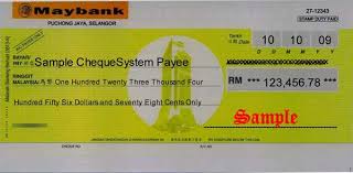 U joe how to write a cheque the right way. Sample Check Maybank Sample Site L