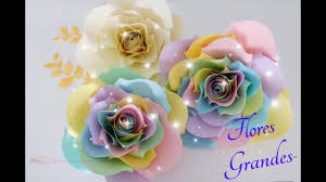 Descubre (y guarda) tus propios pines en pinterest. Como Hacer Flores Gigantes De Papel Flores Grandes Paper Flower Rosas Gigantes De Papel Youtube