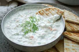 Fantastic greek yogurt dip made with cucumbers, garlic, fresh dill. Favorite Original Tzatziki Greek Yogurt Cucumber Dip Elle Republic