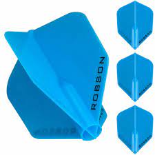 Robson Plus Dart Flights No 6 Shape Small Standard Plain Colours | eBay