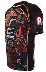 Available in men's sizes small, medium, large, extra large up to 5xl. New Indigenous All Stars Jersey 2015 Blk Nrl Indigenous All Stars 2015 Kit New Rugby Kits