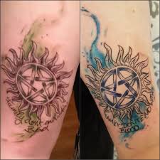 Pin By Tia Tillinghast On Tattoos Supernatural Tattoo Tattoos Friend Tattoos