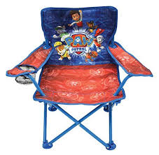 The Paw Patrol Fold N Go Chair Has Colorful Character Graphics And Is Great For Indoors Or Outdoors Stu Kids Camping Chairs Paw Patrol Bedroom Camping Chairs
