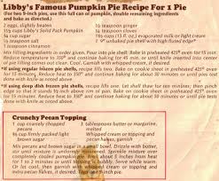 We did not find results for: Libby S Famous Pumpkin Pie Recipe For 1 Pie Recipecurio Com