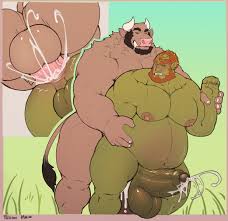 Rule 34 - Anal Anal Sex Anal Sex Anthro Balls Beard Belly Big Balls Big  Muscles Big Pecs Big Penis Blush Blush Bovid Bovine Bull Cattle Cum Cum  From Ass Cum In