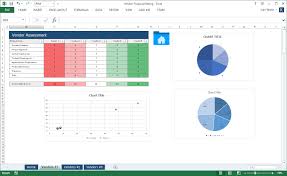 024 Request For Proposal Template Excel Vendor Rating Bubble