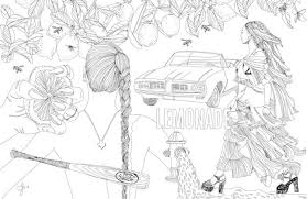 I'm a freelance designer who relaxes and stays creative by doodling. These Illustrations Of Beyonce S Lemonade Will Make Anyone Want To Color Lipstick Alley