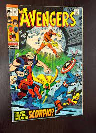 AVENGERS #72 (Marvel Comics 1969) -- 1st Appearance ZODIAC / SCORPIO --  FN/VF | eBay