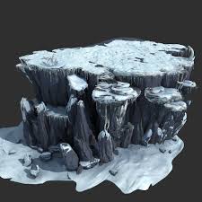 3d Rock Snow In 2020 Snow And Rock Rock Environment Concept Art