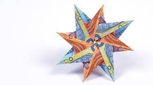 Stern aus zwei geldscheinen falten origami mit geldscheinen. Geldscheine Falten Stern Anleitung Geldgeschenke Basteln Fur Weihnachten Youtube