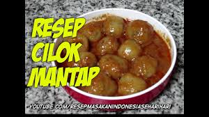 Buat cilok kuah aja yuk sc : Resep Dan Cara Membuat Cilok Mantap Youtube