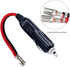 Given the bulky nature of 12volt adapters for vehicles, i decided to integrate a usb power outlet in my 2010 prius iii. Amazon Com Sparking 12v Replacement Cigarette Lighter Power Adapter 24v Car Male Plug With Leads Auto Accessories With Led Lights 15a Fuse Automotive