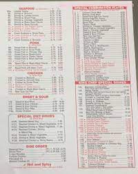 Menu At King Chef Restaurant Belmar