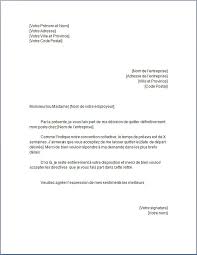 De intitulé du poste que j'occupe au sein de votre entreprise depuis le date de recrutement et ce, à compter du date prévue de la démission. Lettre De Demission Avec Depart Anticipe Docutexte