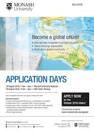 221 views · june 16. Monash University Malaysia Open Day 18 August 2018