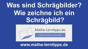 Schragbild Zeichnen So Zeichnest Du Ein Schragbild Mathe Lerntipps De Youtube