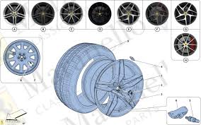 A figure composed of lines that is used to illustrate a definition or statement or to aid in the proof of a proposition. 035 Wheels Parts Diagram For Ferrari 812 Superfast Maranello Classic Parts