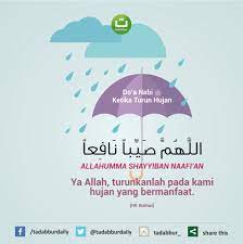 Doa Turun Hujan Allahumma Shoyyiban Nafian Contoh Soal Dan Materi Pelajaran 4