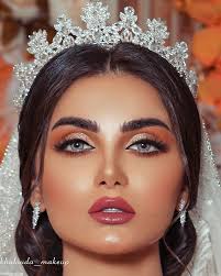 haitham lahham هيثم لحام on instagram اجازه سعيدة جميعا لوك عروس فخم بانامل المبدعه دوما khulouda makeup شع in 2021 jewelry dream wedding crown jewelry