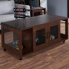 Wheels allow you to easily move the table while vacuuming or entertaining. Coffee Table With Wheels You Ll Love In 2021 Visualhunt