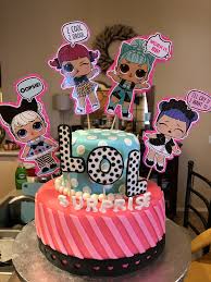 Who doesn't love a good birthday cake?! Lol Doll Cake Decorations Nz The Cake Boutique