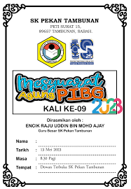 BUKU PROGRAM MESYUARAT PIBG SKPT KALI KE 09 TAHUN 2023