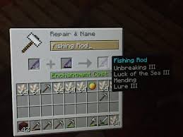 Jun 14, 2021 · how to make a fishing rod in minecraft enchmanents once you have crafted enough fishing rods with your enchanted wooden planks, you will want to move onto how to make a fishing pole from enchanted fishing sticks. My First Ever God Rod Minecraft