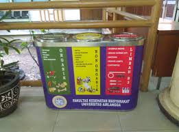 Pembuatan kompos sampah organik kota skala besar untuk pupuk organik. Uniknya Tempat Sampah Di Fkm Unair Fkm Unair