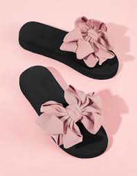 Bow Decor Open Toe Sliders Trendy Sandals Fashion Slippers Diy Shoes
