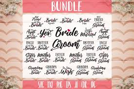 Download Wedding Bundle Svg Wedding Set Bridal Party Svg 26 Designs By Dreamer S Designs Thehungryjpeg Com