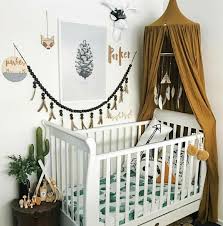 Woodland Natural Colors Nursery Baby Bed Baby Bedroom Baby Girl Room