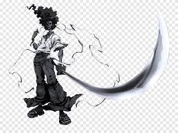 The cast of characters for afro samurai. Afro Samurai 2 Revenge Of Kuma Drawing Samurai Monochrome Fictional Character Png Pngegg