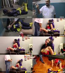 Wonder Woman And Batgirl In Bondage - Fetish-Island.com : New Fetish Movies