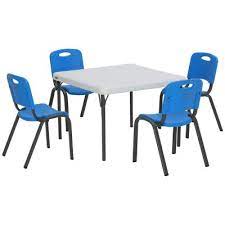 Choose from the best of the best to complete your crafts, make your home cozy for the holidays, or simply use it for your children regularly! Lifetime Children S Combo 29 Commercial Grade Table And 4 Stack Chairs Choose A Color Sam S Club
