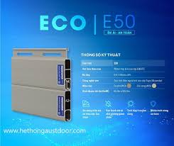 CỬA CUỐN AUSTDOOR E50i - DÀY 0.9 – 1.05MM (+-5%) - Hệ Thống Cửa