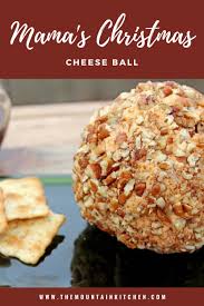Mama S Homemade Christmas Cheese Ball Cheese Ball Christmas Cheese Cream Cheese Ball