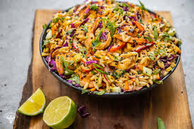 Because it has so much surface area, orzo is especially prone to get sticky. Asian Orzo Pasta Salad Recipe Fit Men Cook
