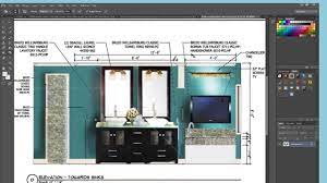 Photoshop Advanced Using Photoshop To Produce A Rendered Interior Elevation Interior Design Renderings Interior Rendering Interior Design Software