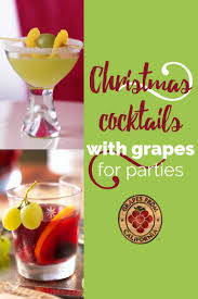 Christmas Cocktails With Grapes For Parties In 2020 Christmas Cocktails Christmas Cocktails Recipes Christmas Side Dishes