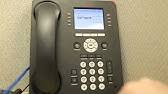 Avaya 9611g Phone Tutorial Youtube