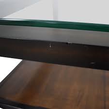 Get free 1 or 2 day delivery with amazon prime, emi offers, cash on delivery on eligible purchases. 90 Off Square Glass And Wood Coffee Table Tables