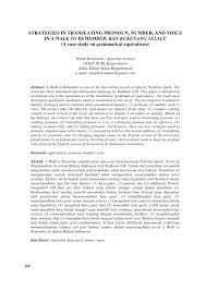 The term pagan is not attested in the english language until the 17th century.23 in addition to infidel and heretic, it was used as one of several pejorative heathen comes from old english hæðen (not christian or jewish); Pdf Strategies In Translating Pronoun Number And Voice In A Walk To Remember Kan Kukenang Selalu A Case Study On Grammatical Equivalence